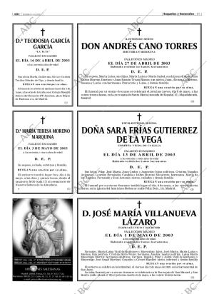 ABC MADRID 04-05-2003 página 85