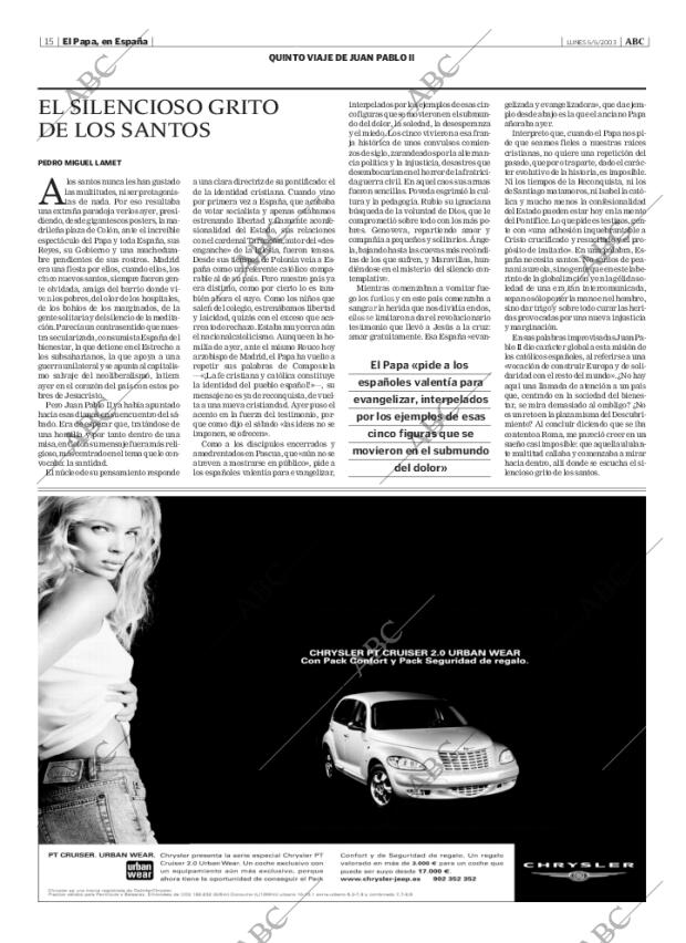 ABC MADRID 05-05-2003 página 15
