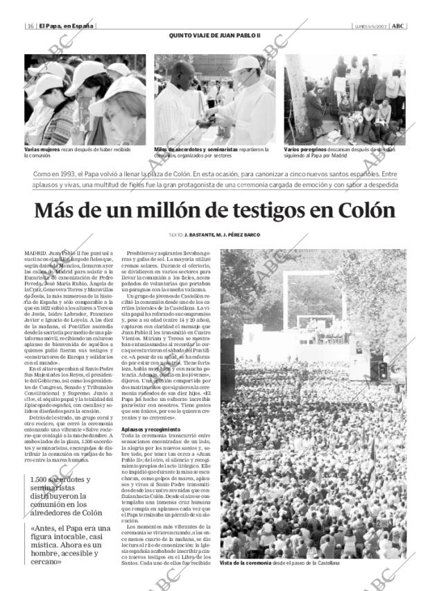 ABC MADRID 05-05-2003 página 16