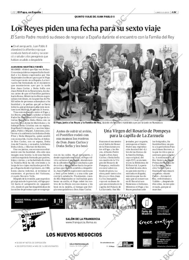 ABC MADRID 05-05-2003 página 22
