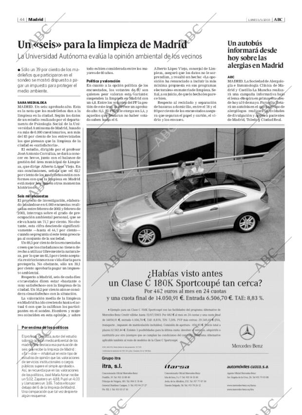 ABC MADRID 05-05-2003 página 44