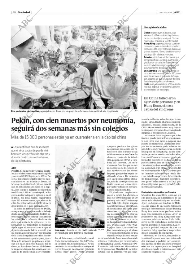 ABC MADRID 05-05-2003 página 50