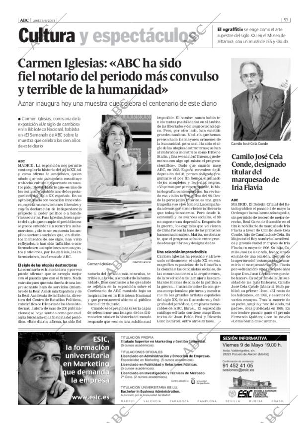 ABC MADRID 05-05-2003 página 53