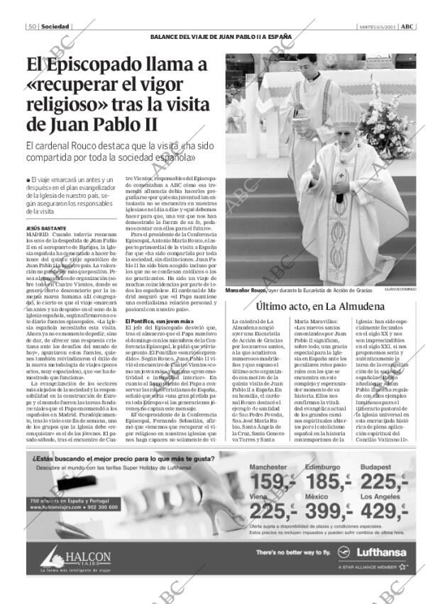 ABC MADRID 06-05-2003 página 50