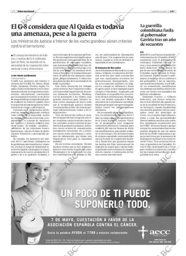 ABC SEVILLA 06-05-2003 página 22