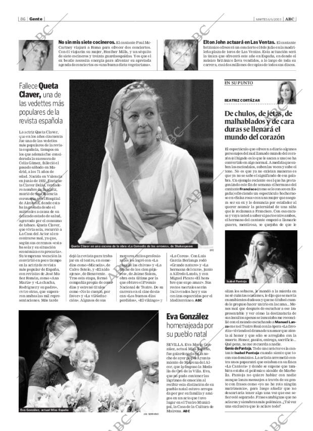 ABC SEVILLA 06-05-2003 página 86