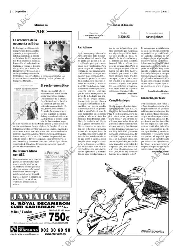 ABC MADRID 10-05-2003 página 10