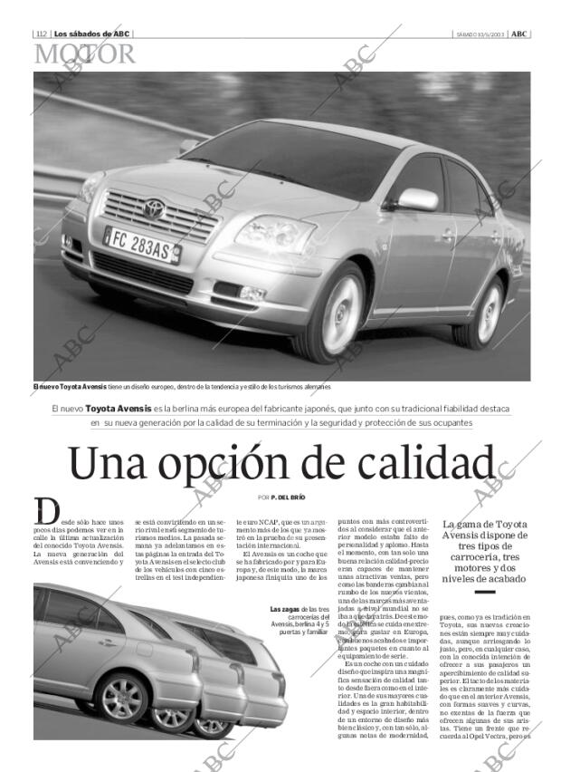 ABC MADRID 10-05-2003 página 112