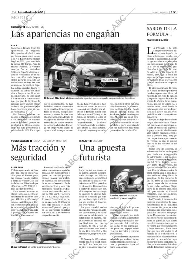 ABC MADRID 10-05-2003 página 114
