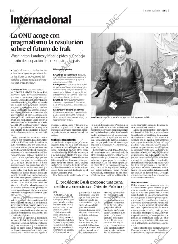 ABC MADRID 10-05-2003 página 26