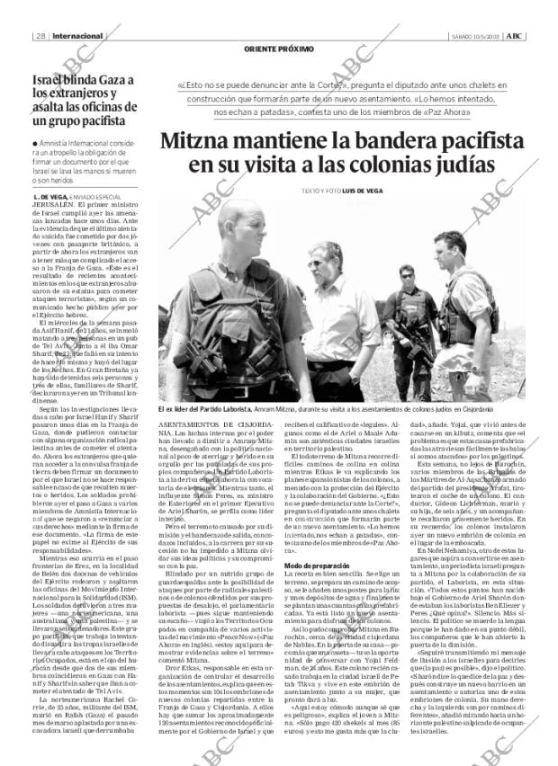 ABC MADRID 10-05-2003 página 28