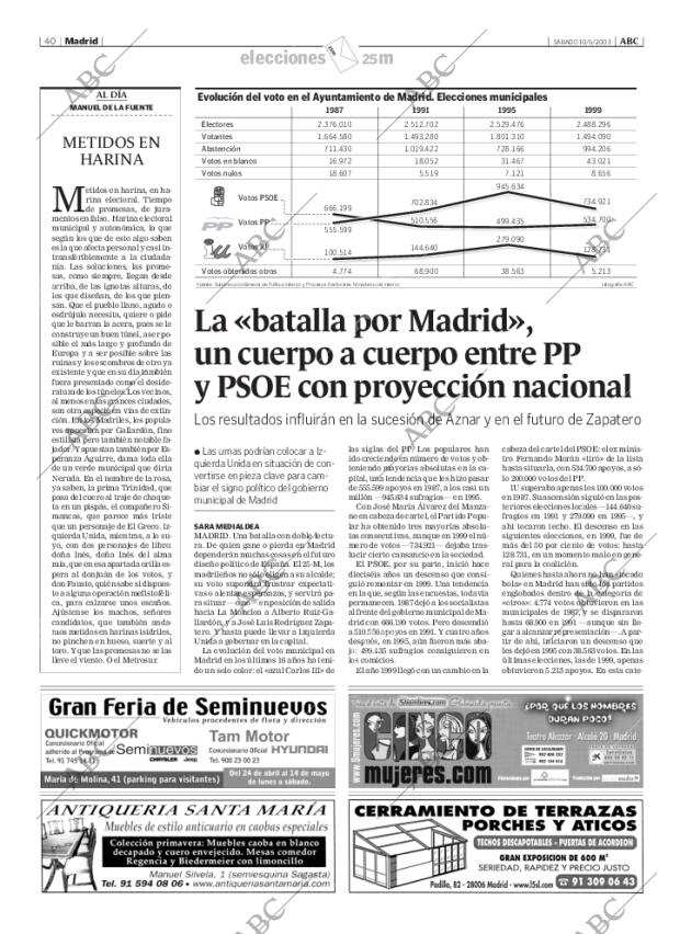 ABC MADRID 10-05-2003 página 40