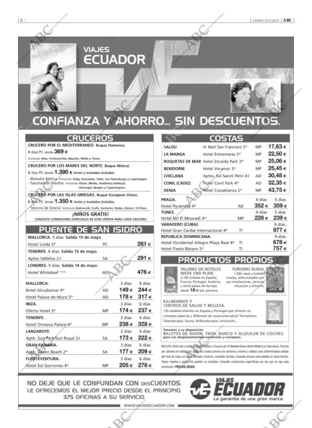 ABC MADRID 10-05-2003 página 6