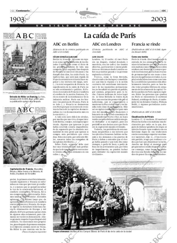 ABC MADRID 10-05-2003 página 61