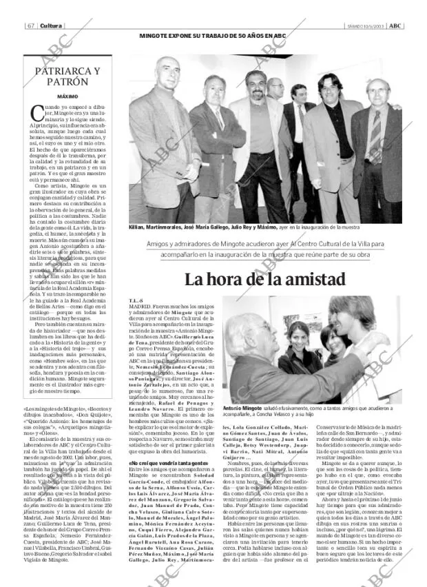 ABC MADRID 10-05-2003 página 67