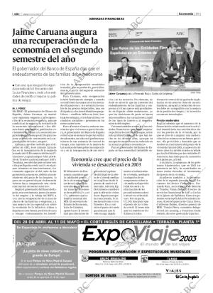 ABC MADRID 10-05-2003 página 89