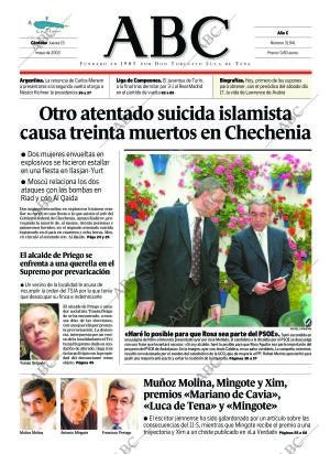 ABC CORDOBA 15-05-2003 página 1