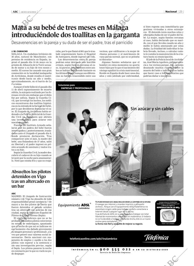 ABC CORDOBA 15-05-2003 página 23