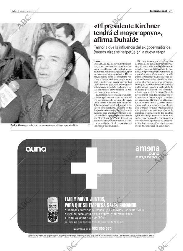 ABC CORDOBA 15-05-2003 página 27