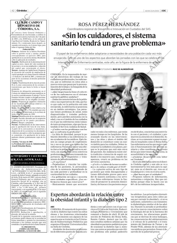 ABC CORDOBA 15-05-2003 página 42