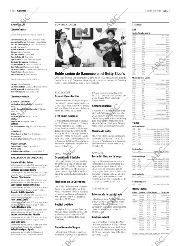 ABC CORDOBA 15-05-2003 página 48