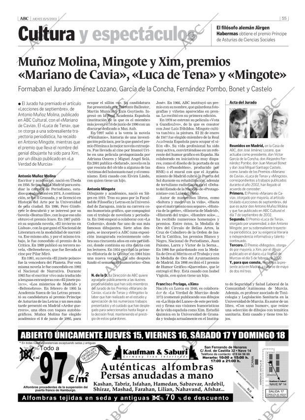 ABC CORDOBA 15-05-2003 página 55
