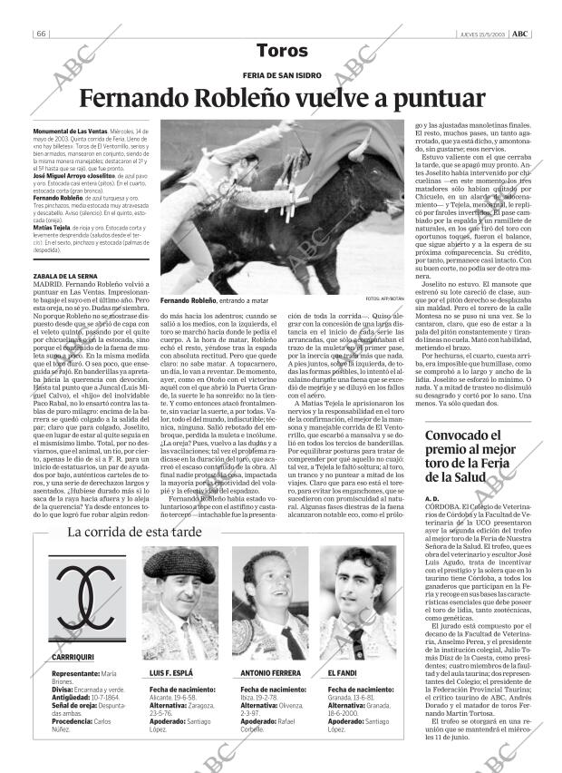 ABC CORDOBA 15-05-2003 página 66