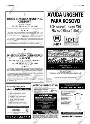 ABC CORDOBA 15-05-2003 página 68