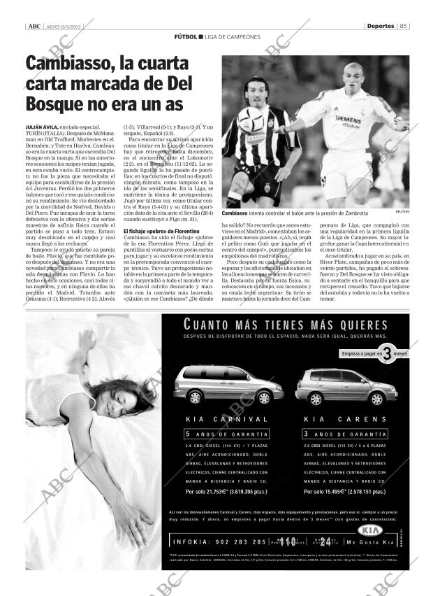 ABC CORDOBA 15-05-2003 página 85