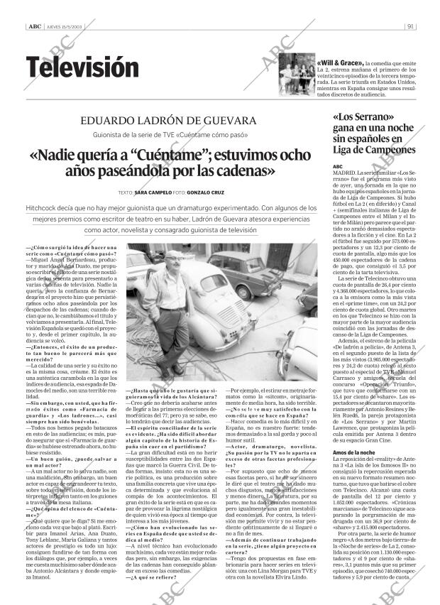 ABC CORDOBA 15-05-2003 página 91