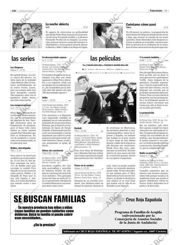 ABC CORDOBA 15-05-2003 página 93