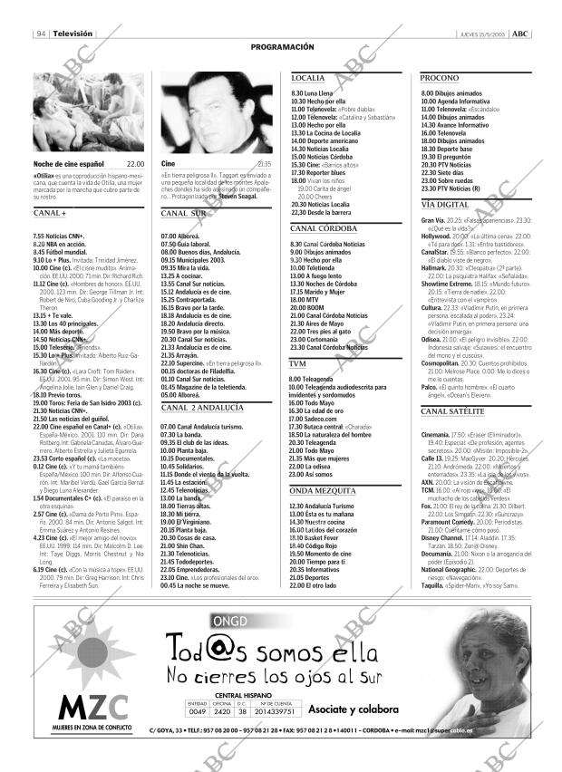 ABC CORDOBA 15-05-2003 página 94