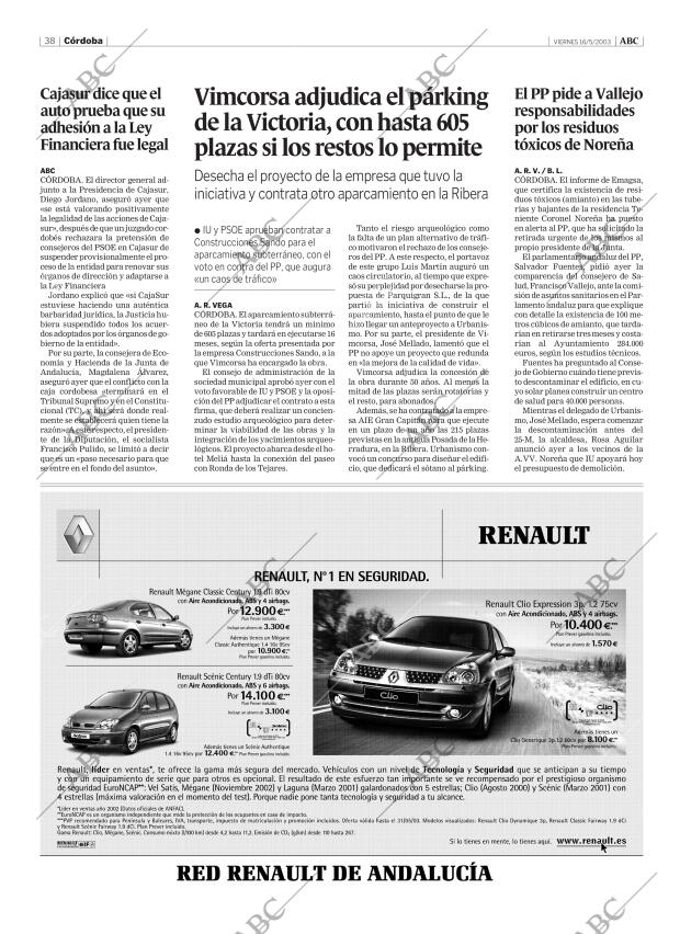 ABC CORDOBA 16-05-2003 página 38