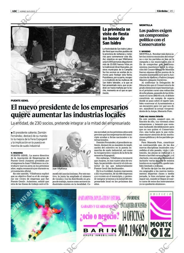 ABC CORDOBA 16-05-2003 página 45