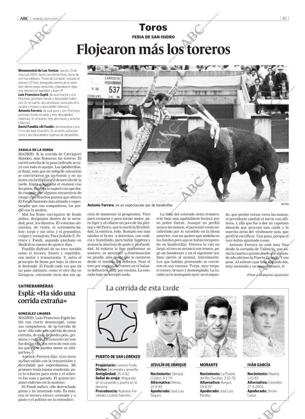 ABC CORDOBA 16-05-2003 página 61
