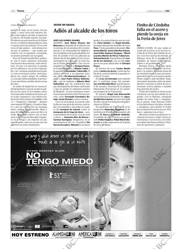 ABC CORDOBA 16-05-2003 página 62