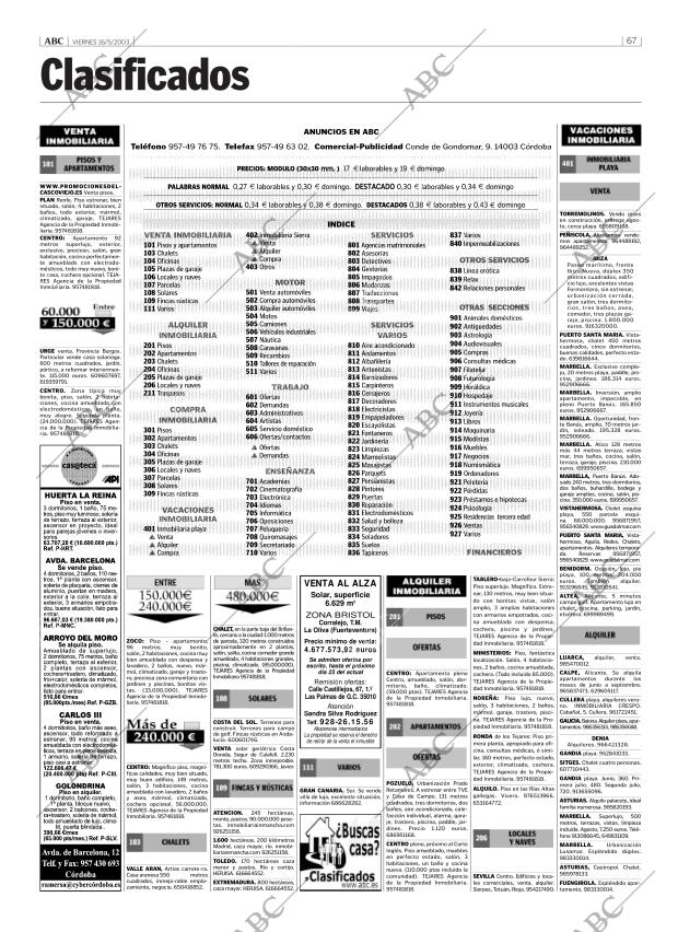 ABC CORDOBA 16-05-2003 página 67