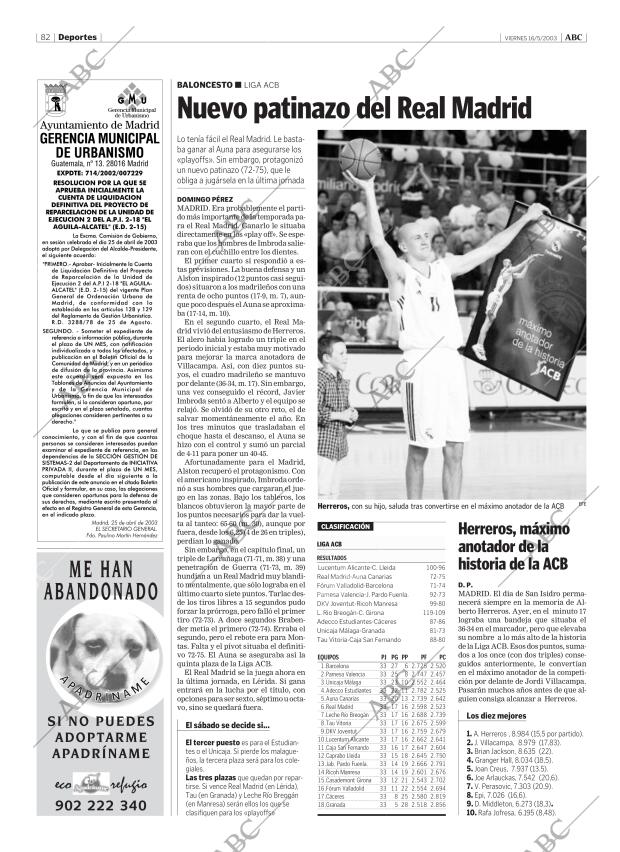 ABC CORDOBA 16-05-2003 página 82