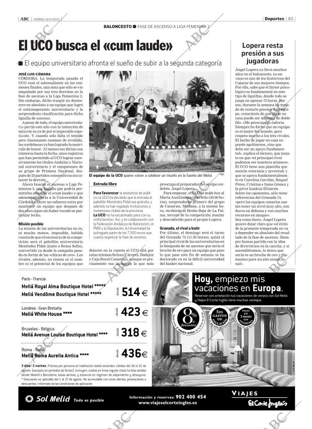 ABC CORDOBA 16-05-2003 página 83