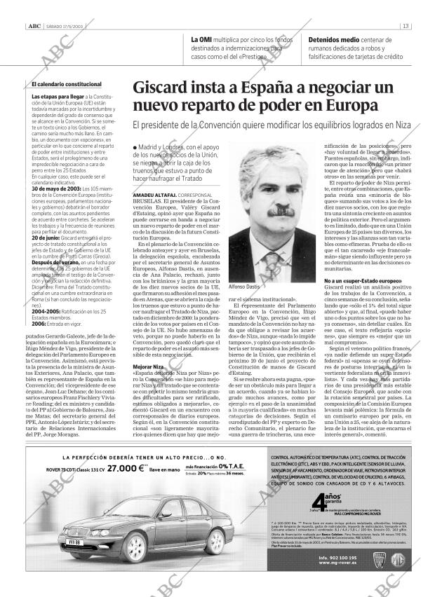 ABC CORDOBA 17-05-2003 página 13