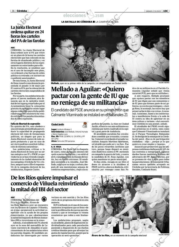 ABC CORDOBA 17-05-2003 página 36