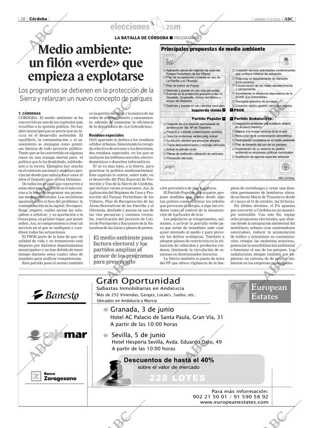 ABC CORDOBA 17-05-2003 página 38