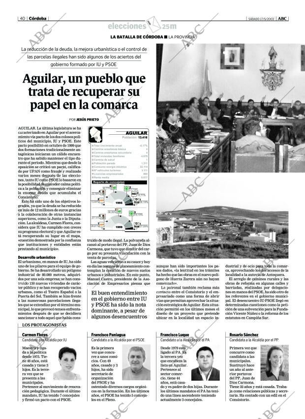 ABC CORDOBA 17-05-2003 página 40