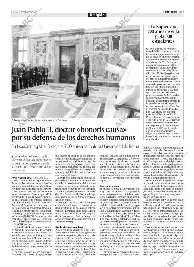 ABC CORDOBA 17-05-2003 página 57