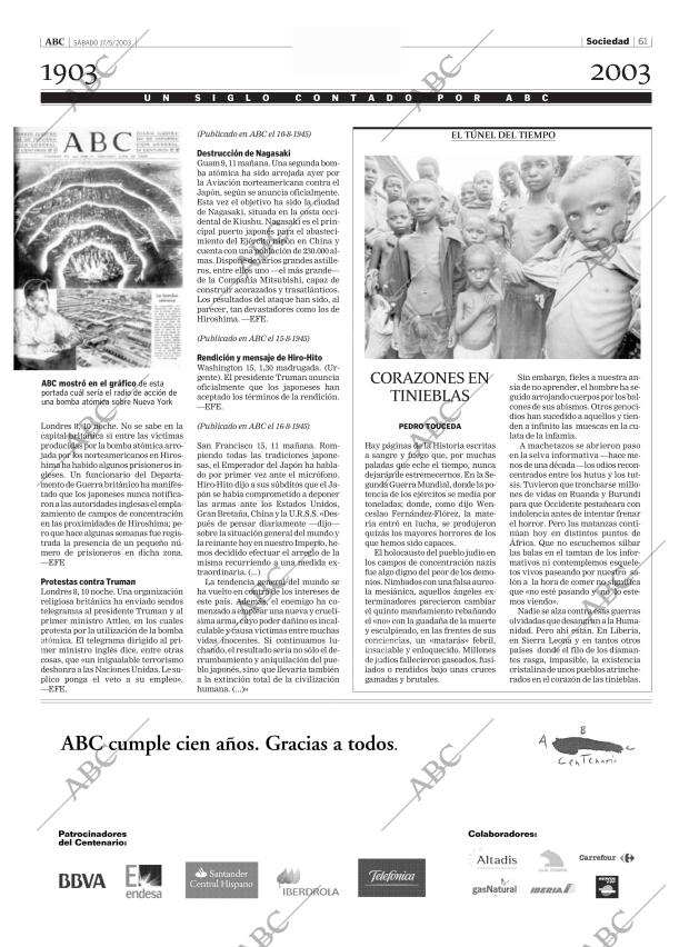 ABC CORDOBA 17-05-2003 página 61