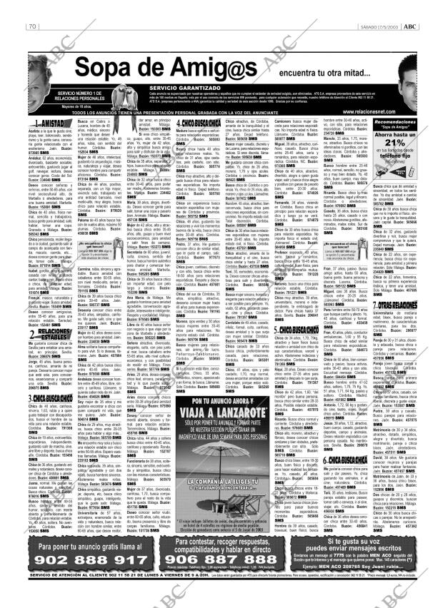 ABC CORDOBA 17-05-2003 página 70
