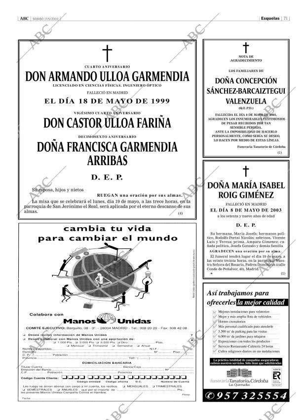 ABC CORDOBA 17-05-2003 página 71