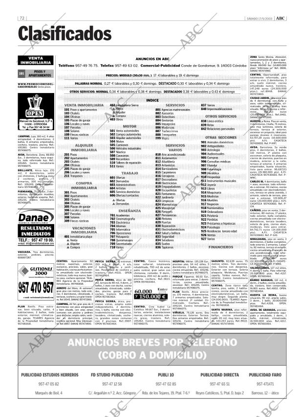 ABC CORDOBA 17-05-2003 página 72