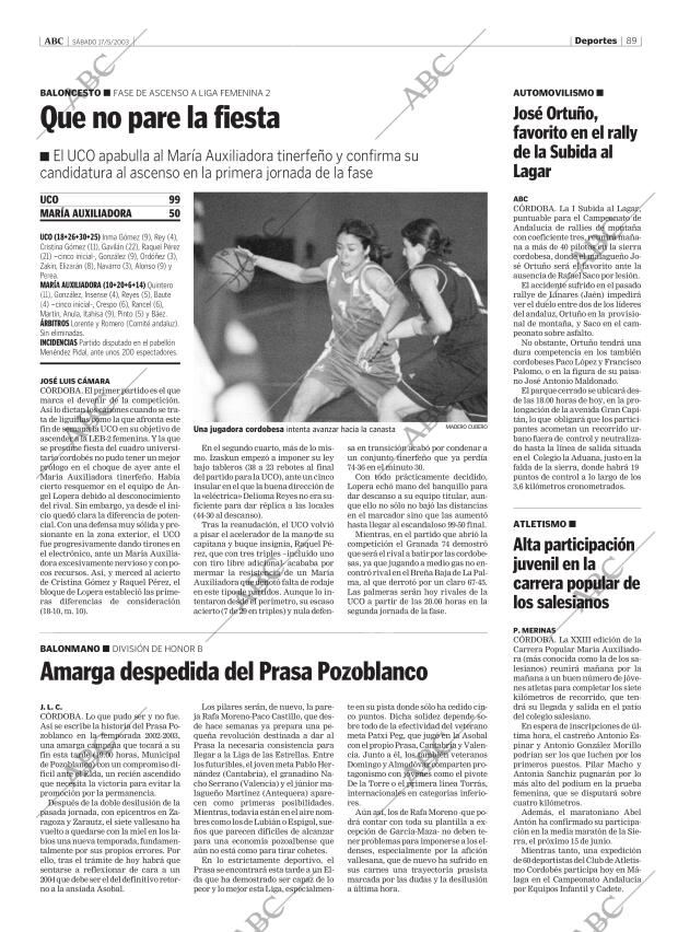 ABC CORDOBA 17-05-2003 página 89
