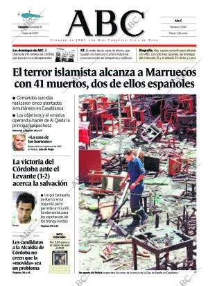 ABC CORDOBA 18-05-2003 página 1